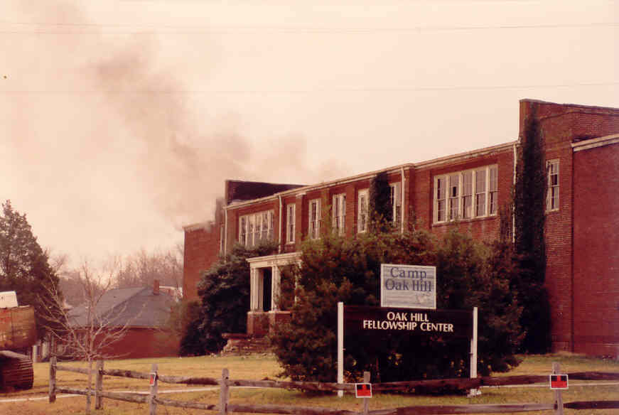 School Building Smoke